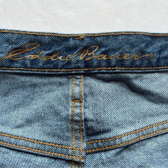 Eddie Bauer Men's Traditional Fit Faded Blue Jeans Size 35X32 - Picture 5 of 11